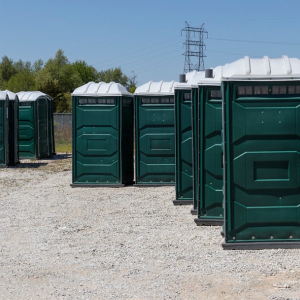 is there a minimum or maximum rental period for the event restrooms